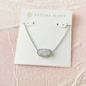 Kendra Scott Elisa Drusy Silver Necklace